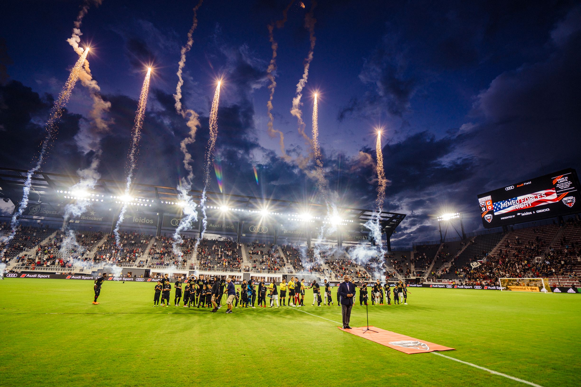 Armed Forces Night Armed Forces Night at Audi Field