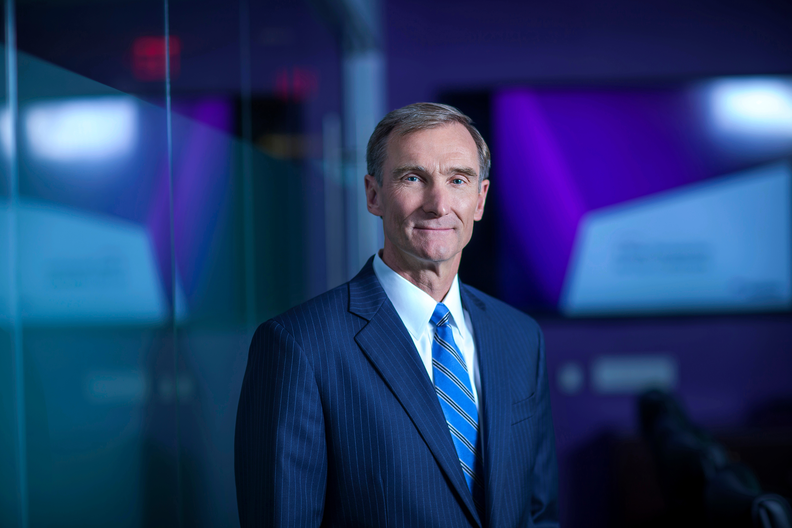 Roger Krone in a Leidos office Roger Krone in a Leidos office