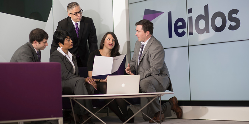 Capture managers Group of Leidos employees meeting