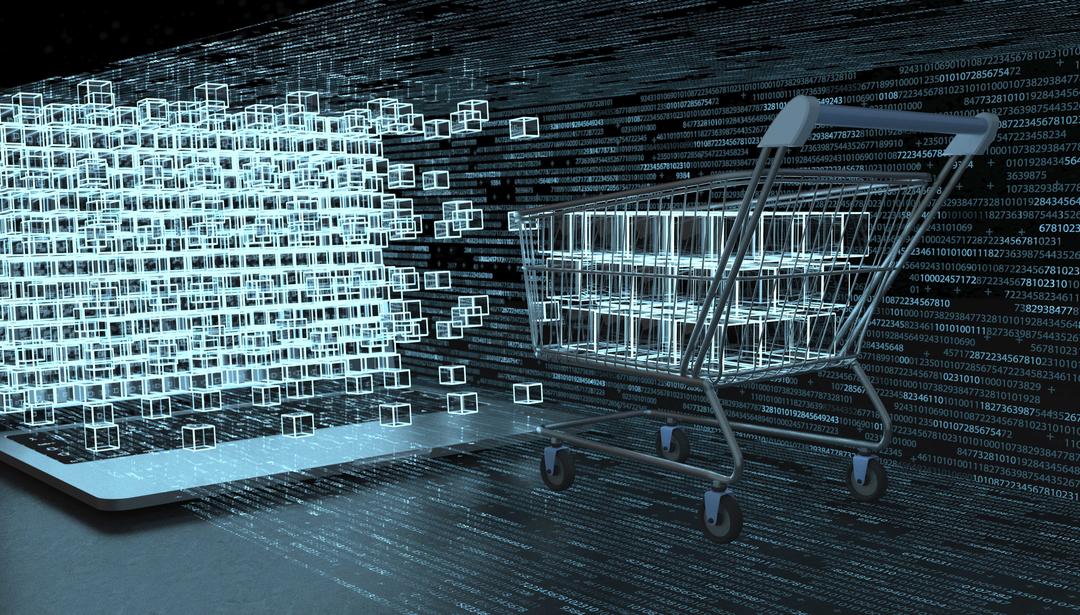 blockchain shopping trolley 