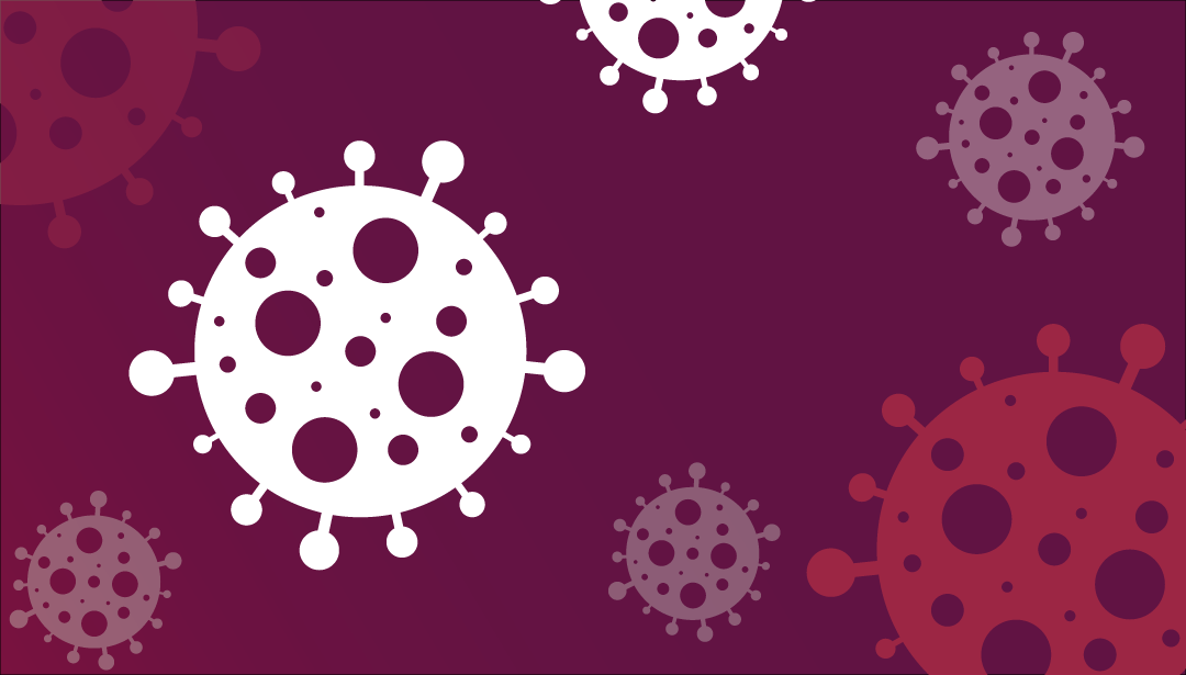 Digital graphic of coronavirus