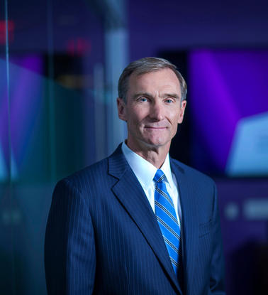 Roger Krone in a Leidos office Roger Krone in a Leidos office