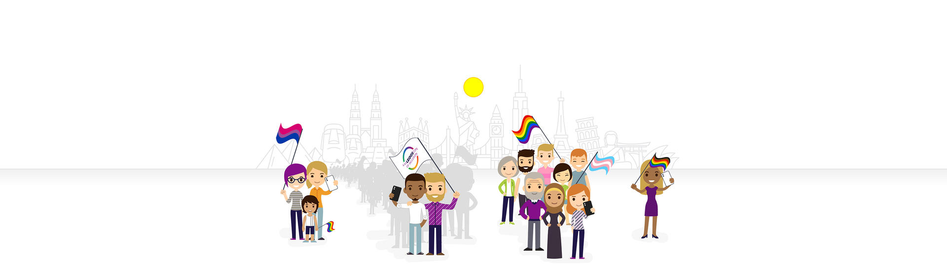 pride families and individuals from around the world