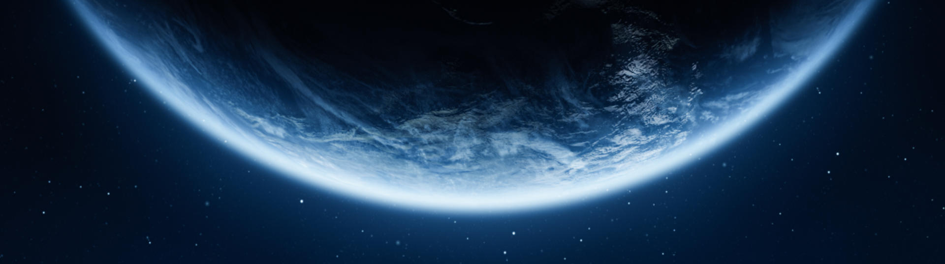 Planet Earth with Clouds