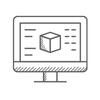 Computer screen illustration