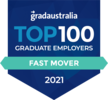 gradaustralia Top 100 graduate employers fast mover logo