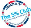 the 5% Club logo