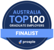 prosple Top 100 graduate employers finalist logo