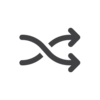 Two arrows crossing