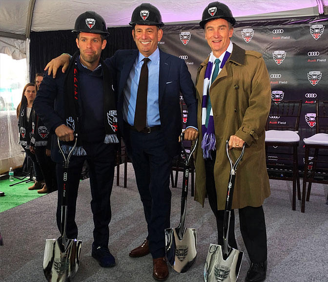Audi Field groundbreaking ceremony