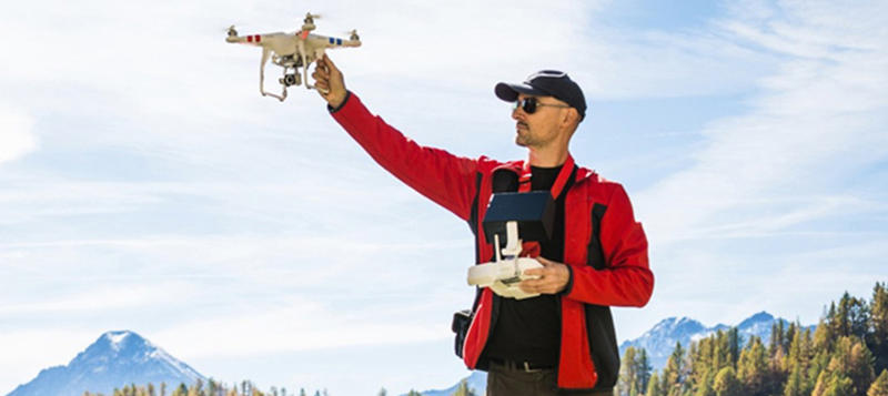 Understand threats posed by small drones in the same airspace as commercial airplanes