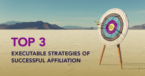 Executable strategies of successful affiliation Executable strategies of successful affiliation