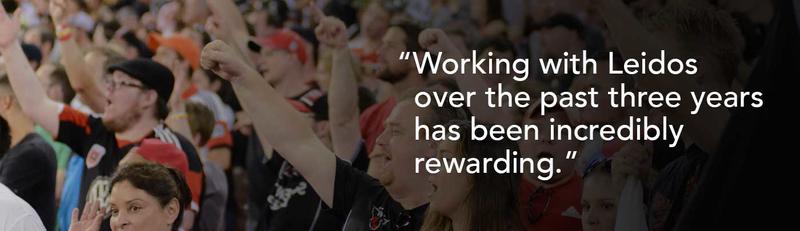 Working with Leidos over the past three years has been incredibly rewarding