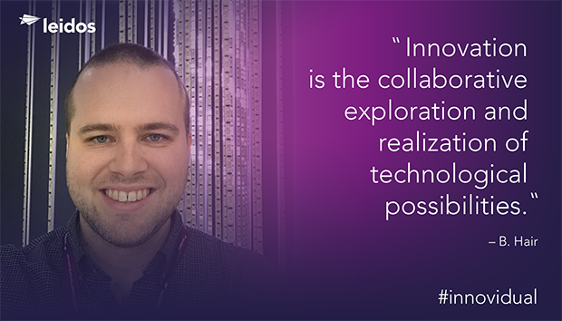 Ben Hair is the program lead for technology and strategic innovation for Leidos' IT services contract with NASA's Jet Propulsion Laboratory.