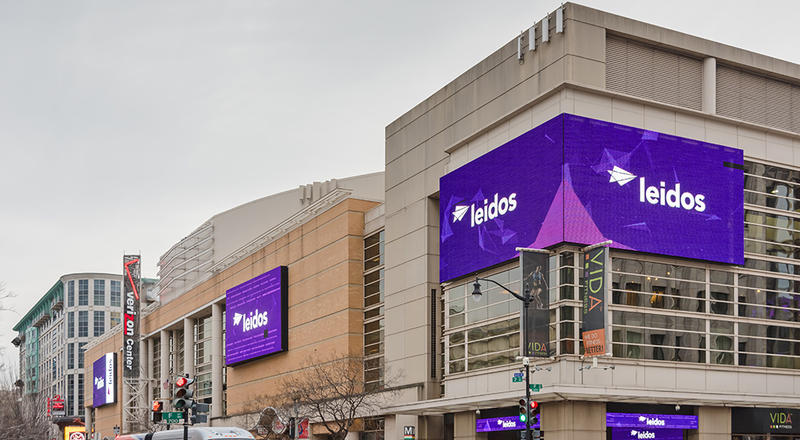 f9c9dcd8b671ec8913399094c713b3f9.jpg Leidos logo on Capital One Arena