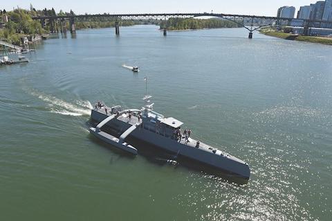 Sea Hunter Sea Hunter in the Willamette River