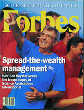 Beyster Forbes cover 30 years into our existence, we were the country's largest employee-owned research and engineering firm.
