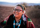 navajo portrait of a young woman