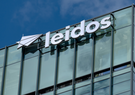 Leidos sign on building