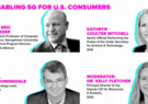 enabling 5G for U.S. consumers graphic with headshots of speakers