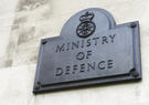 UK Ministry of Defence building sign