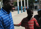 Ebenson Verdule working with Haitian orphans