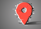 distorted GPS icon