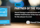 Partner of the Year Award for Hawaii Energy program
