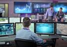 leidos employee working with dashboards and geospatial technology