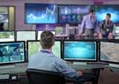 leidos employee working with dashboards and geospatial technology