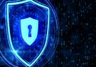 A lock pictured on a virtual shield