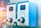 electric chargers plugged into a wall outlet