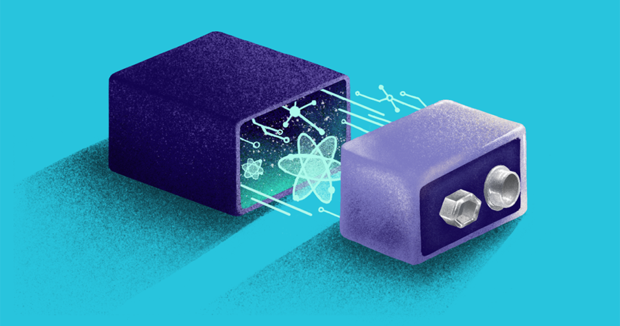 An illustration of a battery powered by quantum technology