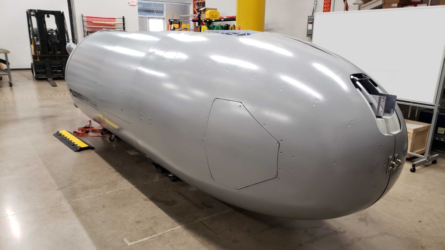 A large unmanned undersea vessel jointly developed by Leidos and Nauticus Robotics 