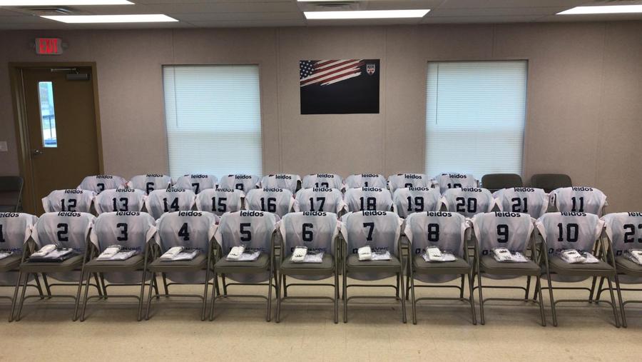 Old Glory kit setup in pre-season