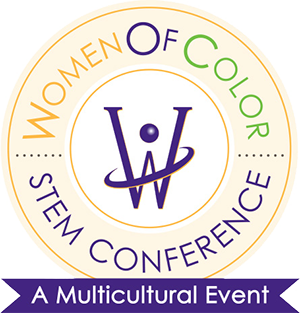 women of color stem logo seal