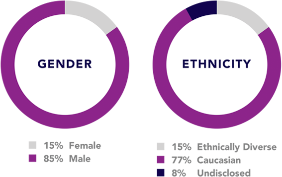 Gender and Ethnicity of Executive Leadership 