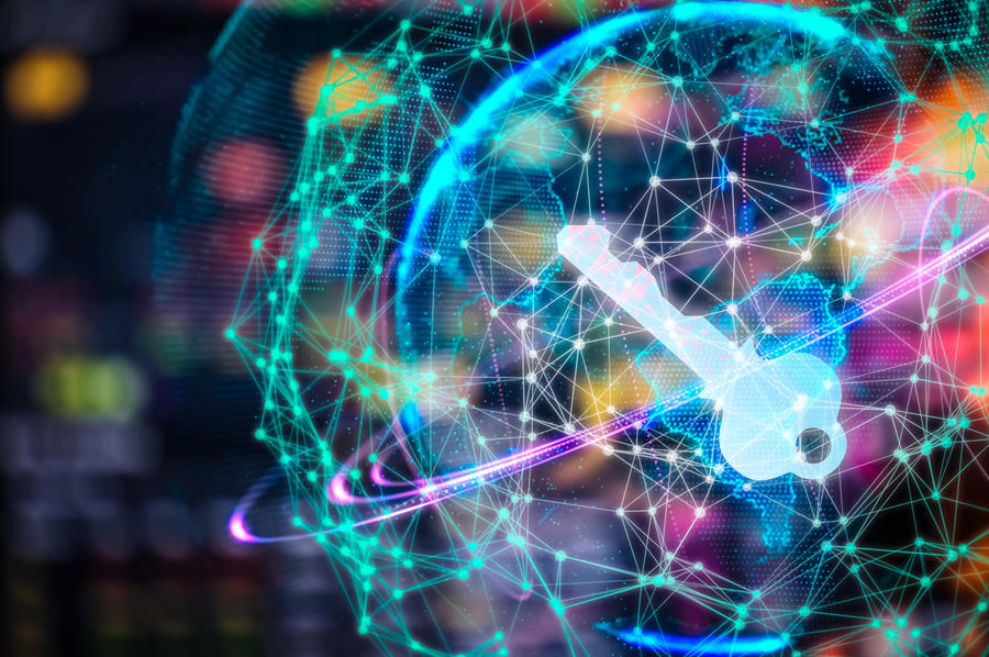 cybersecurity graphical concept