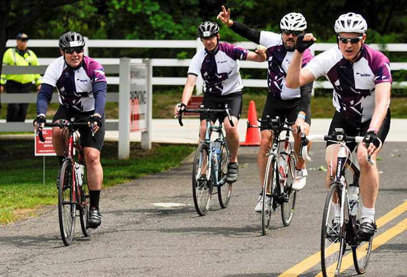 Tour de Cure 2018 Leidos riders during a Tour de Cure event