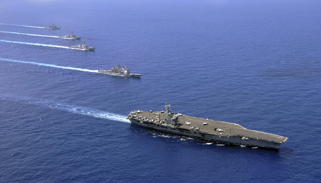 military ships in south china sea