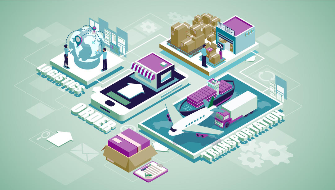 logistics future animation graphic