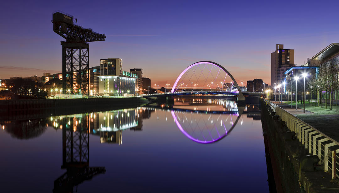 glasgow city scape 