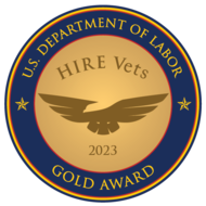 Hire Vets 2023 Gold Award