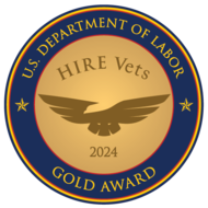 Hire Vets 2024 Gold Award