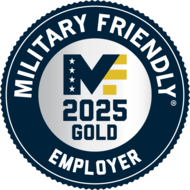 2025 Military friendly gold employer