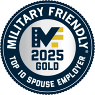 Military Friendly 2025 Top 10 Spouse Employer
