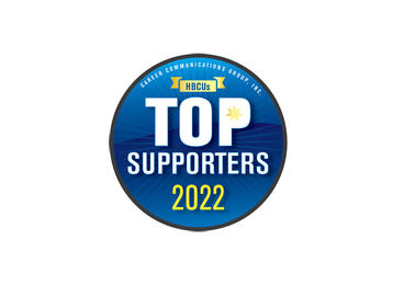 Top Supporters HBCU badge for 2022