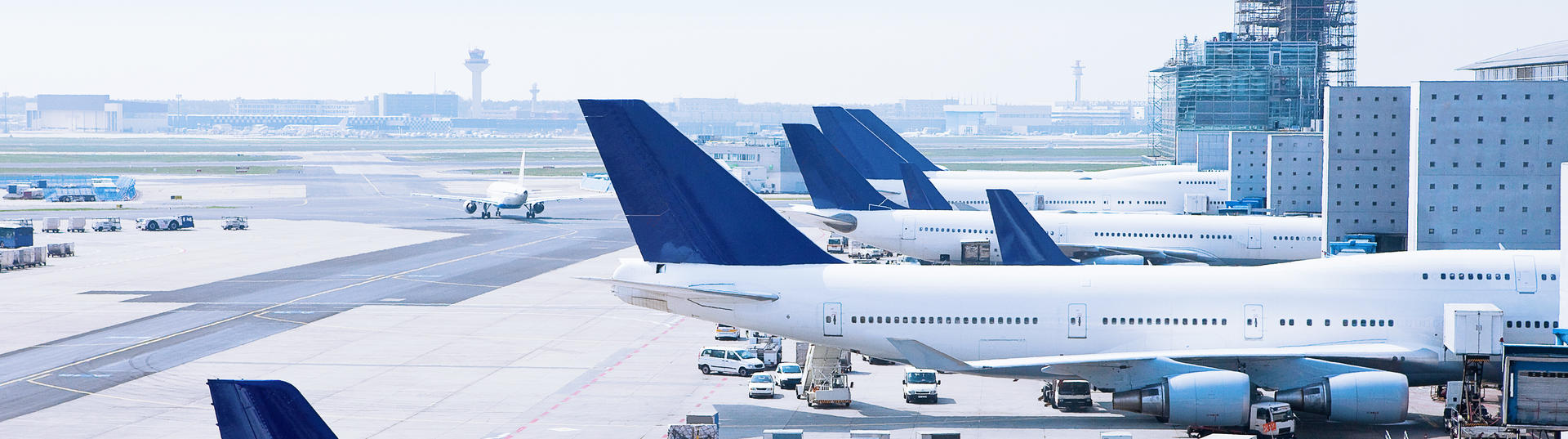 Aircraft on the apron