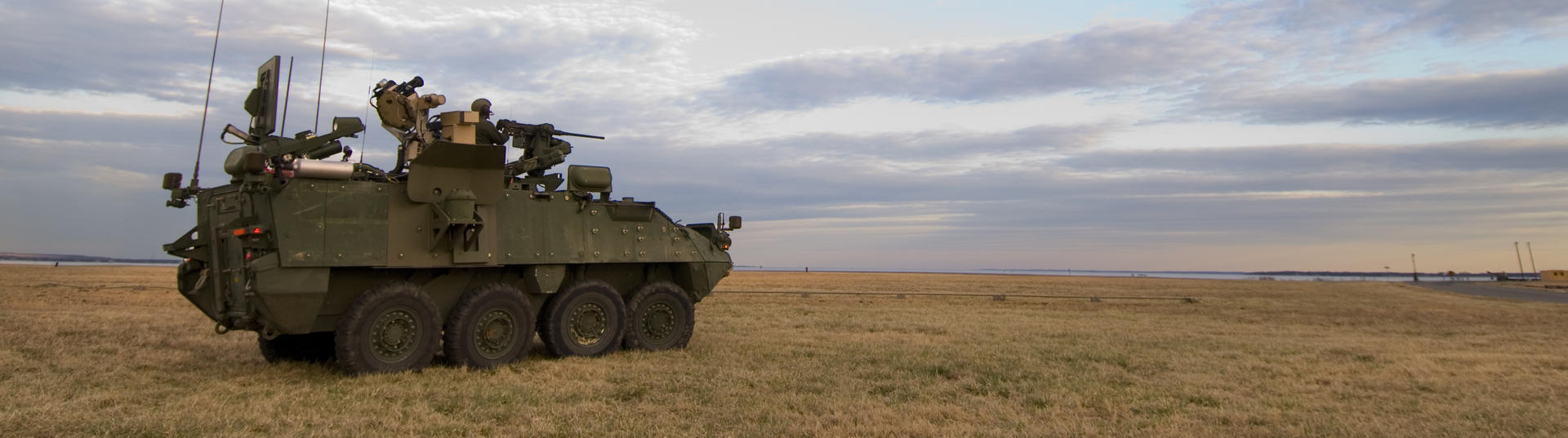 Tank in a field