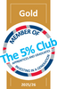 Gold Member of the 5% Club